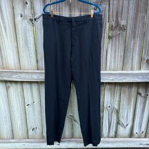 Banana Republic classic fit wool slacks, black, size 34x34
